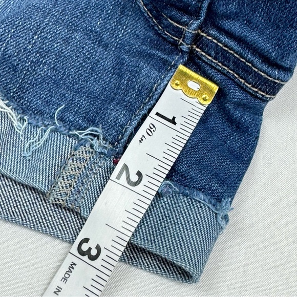 PAIGE Jimmy Jimmy Cuffed Cut-Off Jean Shorts - Picture 7 of 12